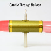 Candle Through Balloon